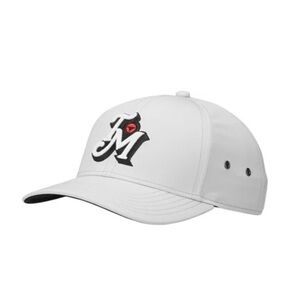 Brand New TaylorMade Newport Adult Metal Eyelet Light Gray Golf Hat Retail $40